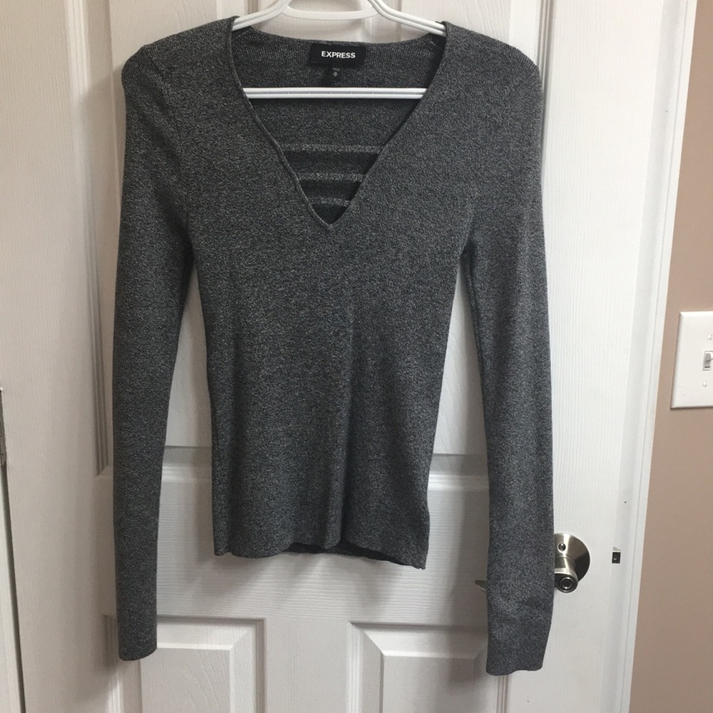 Express ribbed sweater